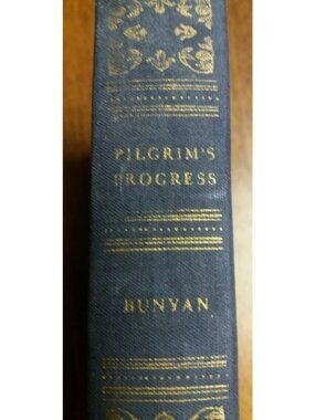 PILGRIMS PROGRESS and THE HOLY WAR Book John Bunyan Puritan Publishing Rare 1934